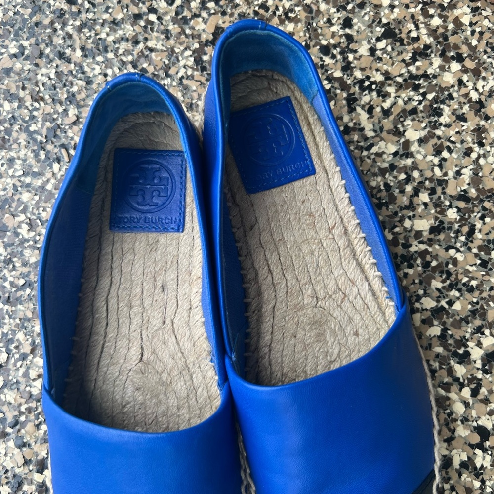 Tory Burch Color Block Espadrilles Sz 7 - image 4